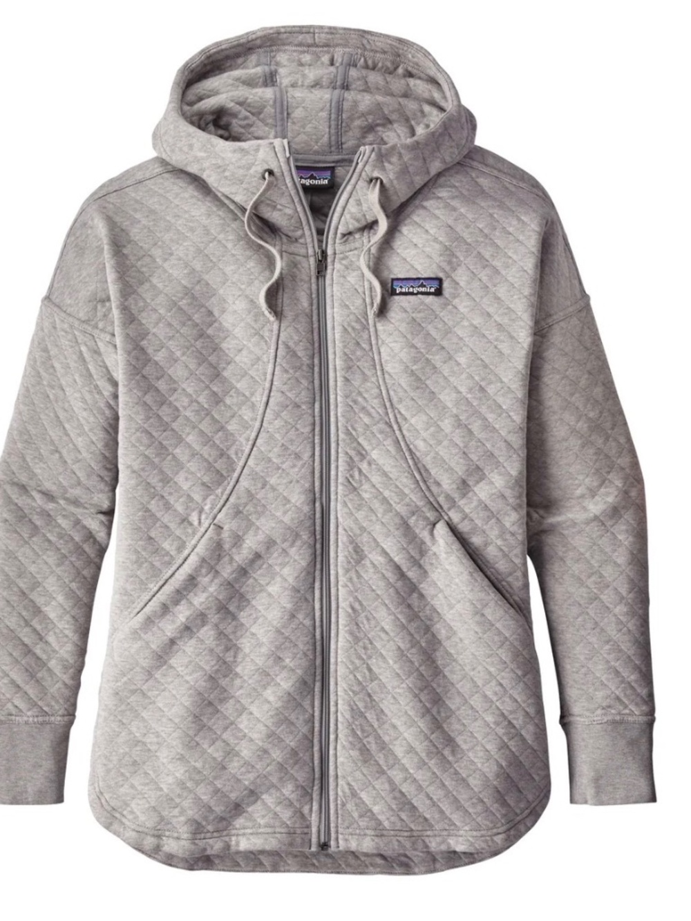 Women's Organic Cotton Quilt Hoody size Large